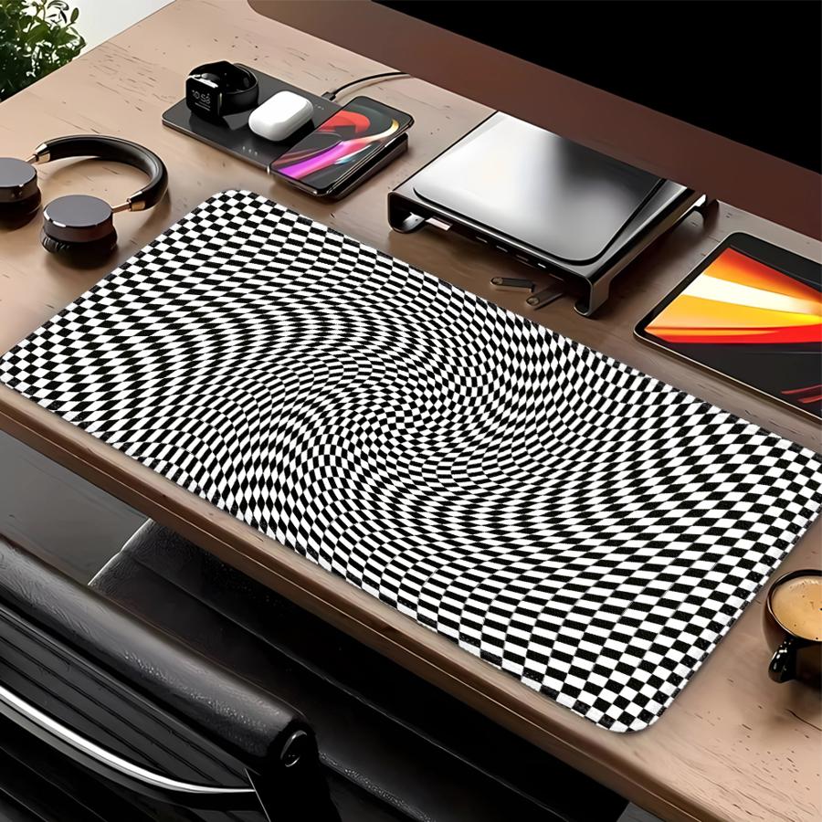 

Waterproof Mouse Pad Game Console Pad Computer Laptop Pad Keyboard Mouse Pad Desk accessories office Pad Black And White Space 220x180x2mm