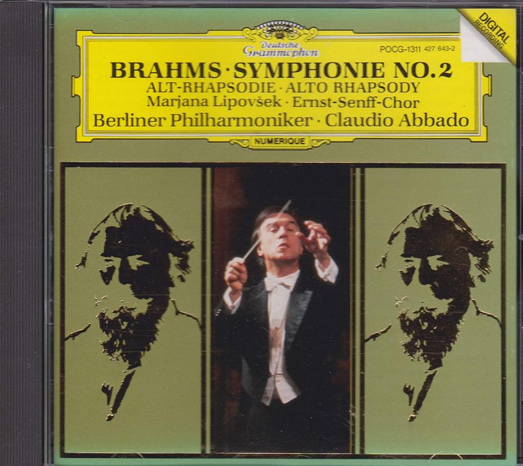 CD BERLINER PHILHARMONIKER - Symphony No. 2 in D major POCG1311 Japan ObiClassical Used