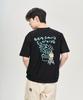 BEN DAVIS Cooling Flower T-Shirt Black