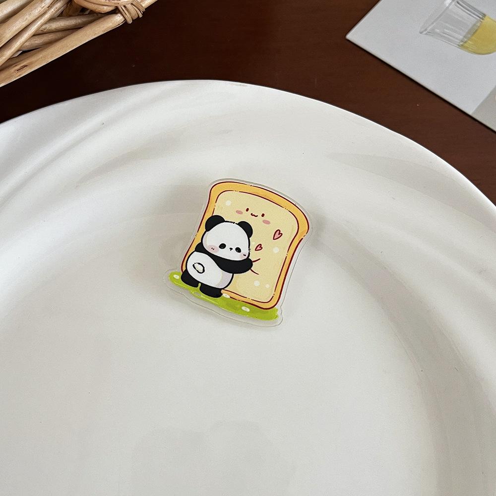Ladies Chinese Style Panda Brooch Cute Cartoon Pin Accessory