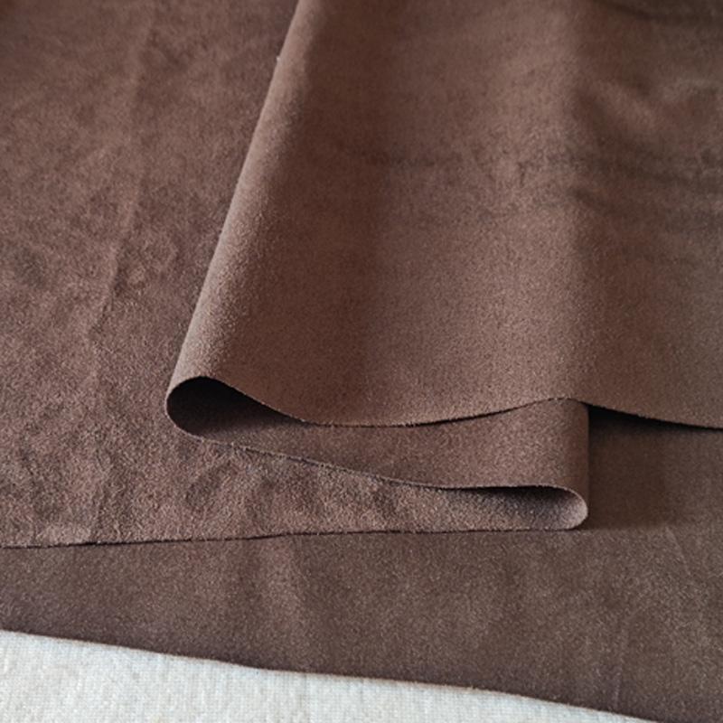 Two-Sided Suede Fabric By The Meter For Sofa Cover Clothing Bag Lining Background Diy Seiwng Cloth Soft Comfortable White Pink