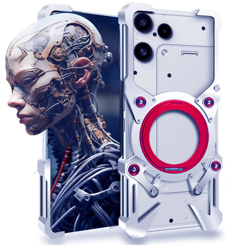 Luxus Neue Thor Heavy Duty Rüstung Metall Aluminium Handy Stoßstange Für Nothing Phone 4a 4b 3 3A 2 2A Pro Hülle Rückseite Fundas Coques Abdeckung