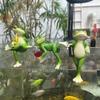 Hanging Flower Pot Edge Frog Decorative Ornaments Resin Simulation Animal Ornament