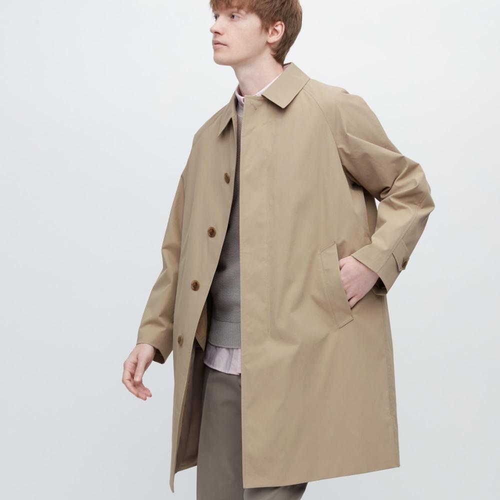 

UNIQLO JAPAN Пальто с тройным воротником из нержавеющей стали