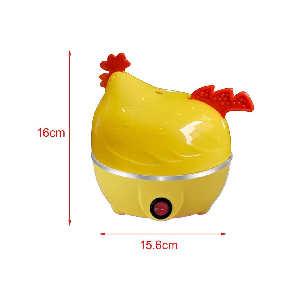 Chicken Shaped Electric Egg Cooker with Auto Shut Off Mini Egg Boiler for Easy Cooking In Kitchen