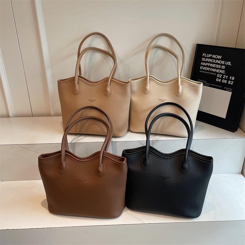 Bag Women's Large-capacity New Summer Versatile Simple Shoulder Bag Leisure Work Commuter Tote Bag