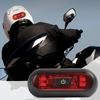 2/1Pcs Moto Helmet Brake Light Bike Motorcycle Bicycle Helmet Led Safety Signal Lamp Waterprooof Warning Tail Light Taillight