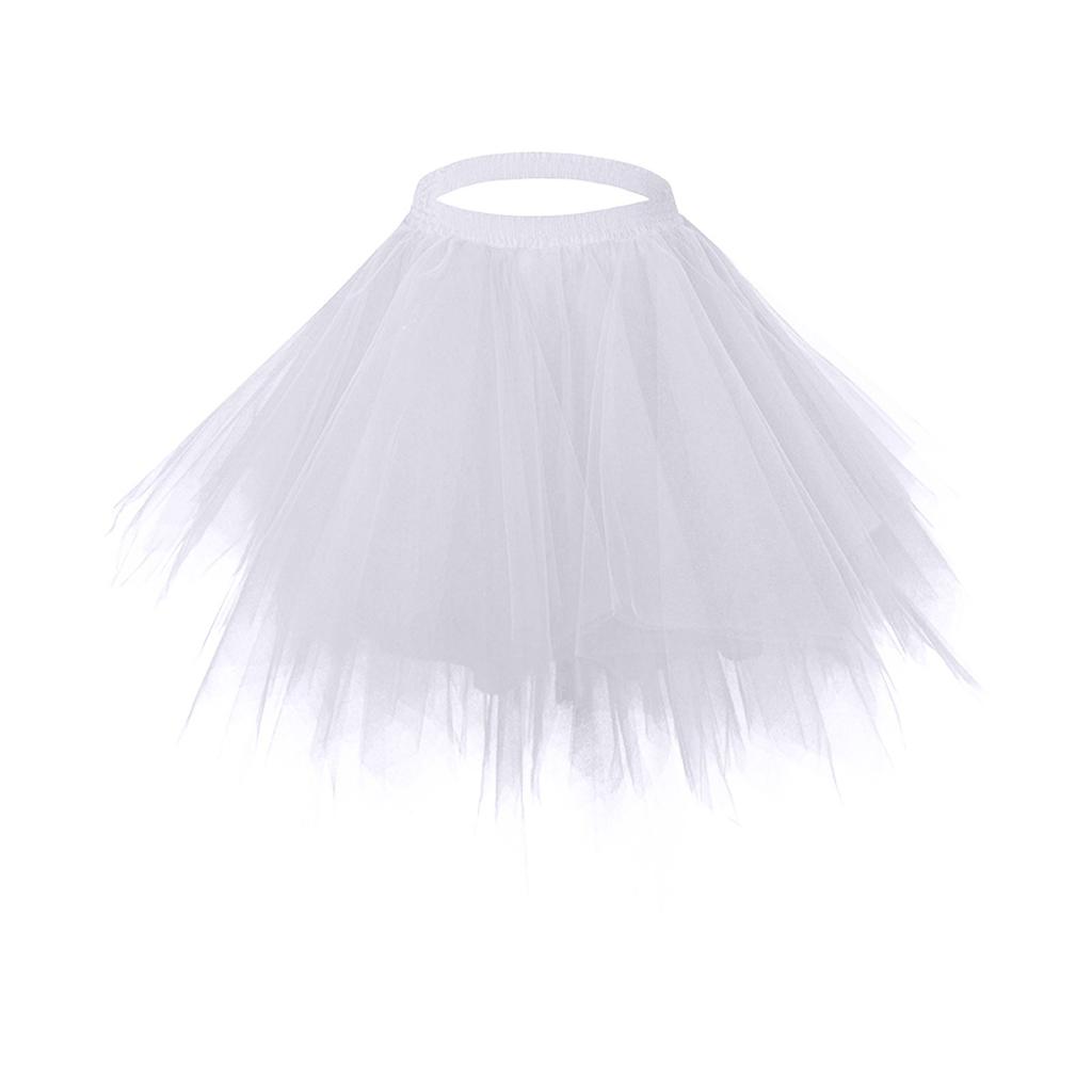 Women's Casual Color Mesh Mesh Skirt Skirt Princess Skirt Half Skirt Skirt