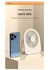 Ultra-Thin Quiet Desktop USB Rechargeable Portable Mini Fan for Office & Dorms