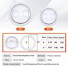 4 6 Inch Round Deck Plate Marine Boat Inspection Hatch Cover Plate Cut Out ABS Plastic Anti-corrosive Boat Deck Hatch Custom