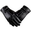 Men Thickened Motorcycle Gloves PU Leather Adjustable Motorbike Protective Gloves for Climbing Hiking Outdoor Sports