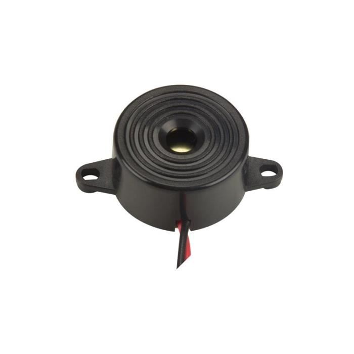 Buzzer Subminiature - PEREL - Connexion De Fils - Noir