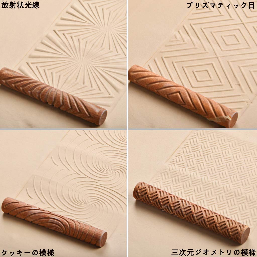 Sumnacon Pottery Pottery Stamping Pattern Clay Stamping Hand Different Set of 10 Supplies, Tools, Molds, Presses, Tools, Rollers, Patterns,