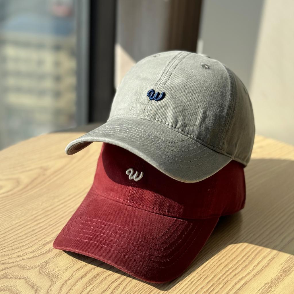 New hat women's square brim letter embroidery soft top baseball cap showing face small peaked cap covering the sun tide