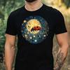 T-Shirt Men Ladybug In Moonlight Motif Cotton Size XS To 5XL