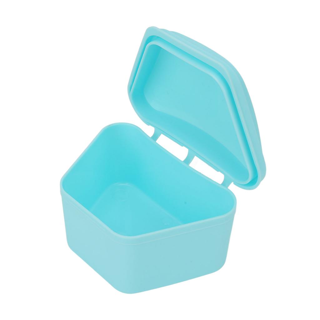 Trapezoid Orthodontic Retainer Case Travel Portable Denture Mouth Guard Storage Box for Home Office