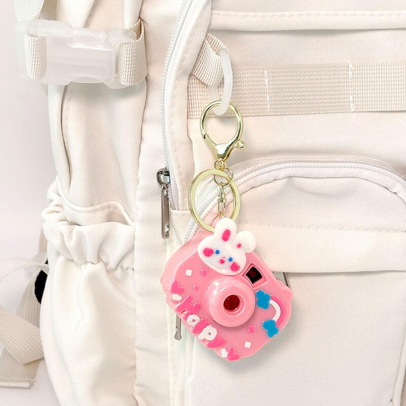 Rabbit beam projector keychain