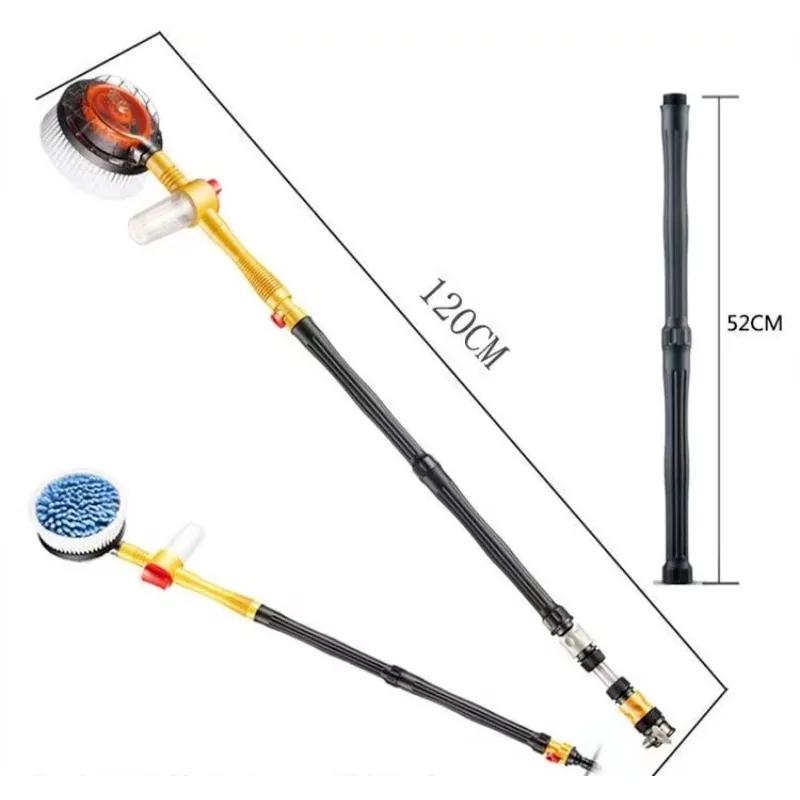 Heavy Duty Rotary Vehicle Scrubber Compatible Quick Connect Adapter 360 Spin Stainless Steel Core for Touchless Car Cleaning