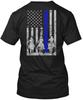 Cowboy Blue Line Tee T-Shirt Made In the USA Size S To 5XL