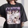 Custom Ragdoll Cat Shirt, Retro Bootleg Pet Tee, 90s Style Kitten T-Shirt