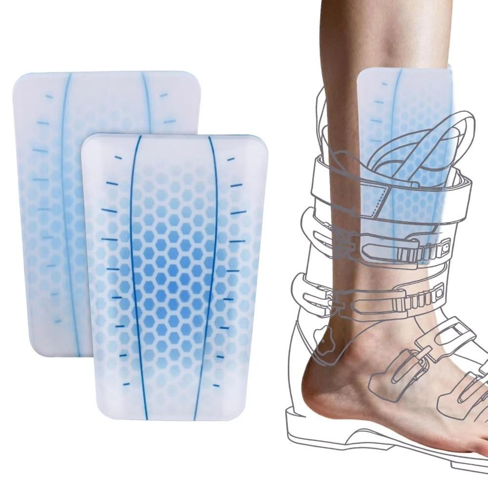 Weiche Ski-Schienbeinschoner Selbstklebend Tibia-Schutzpolster Abriebfeste Ski-Schienbeinschoner Wintersport