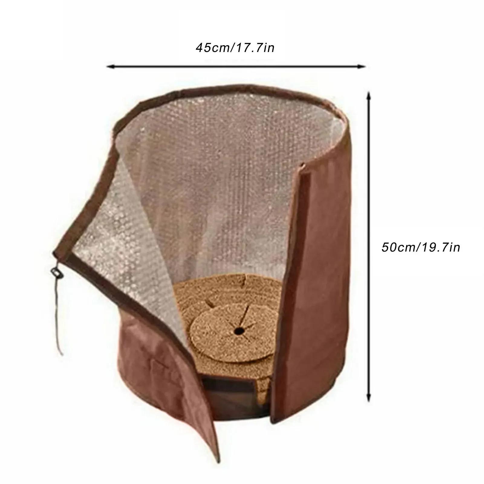 

Мешок для защиты цветочного горшка Зимнее покрытие для горшечных растений Защита от УФ-излучения Предотвращение заморозков Термосумка для цветочного горшка