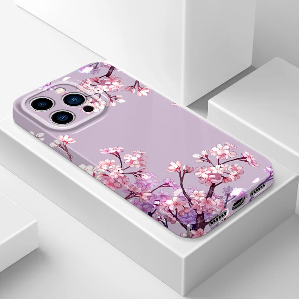 Flower Ripples Phone Case For iPhone 13 12 11 7 8 6 6S Plus Pro Max Mini X XS XR SE 2020 2022 Film Hard Cover