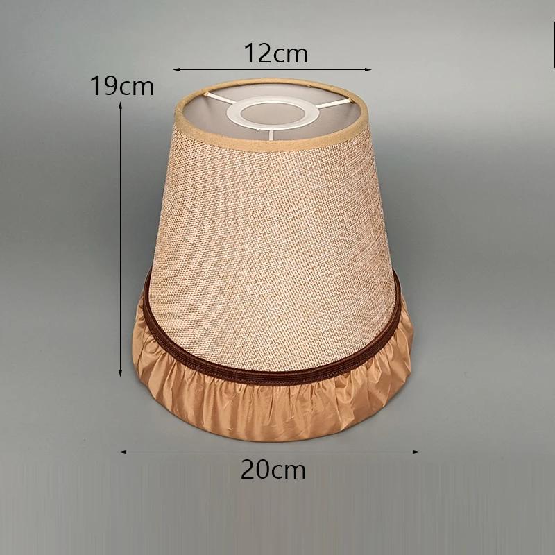 White/Beige Chandelier Lamp Shade  E27 Lampshade Ceiling Lamp Cover Shade + Lens Hood Pendant Light Cover Replacement