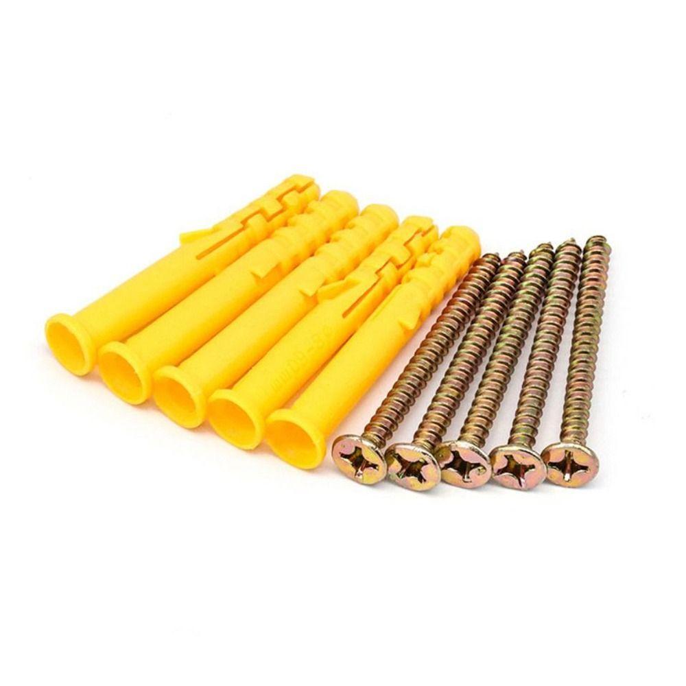 50Sets Self Drilling Expansion Tube Nails With Screws Self-Tapping Flat Head Screws Expansion Bolt Pipe Heavy Duty M6 M8 M10