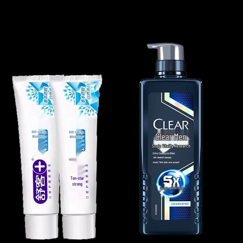 

Sooky Toothpaste & Clear Men s Shampoo Bundle