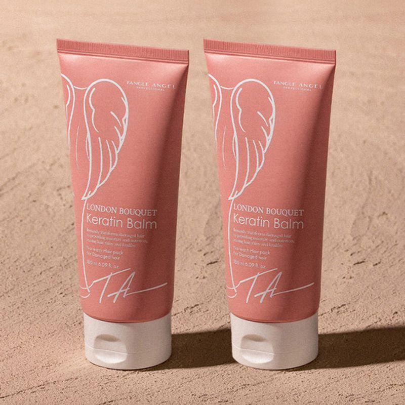 

TANGLE ANGEL London Bouquet Keratin Balm UK No-Wash Hair Pack 180mlx2 select