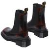 Dr. Martens Leather Minimalist Fashion Chelsea Boots Women boots Black Red 32071770
