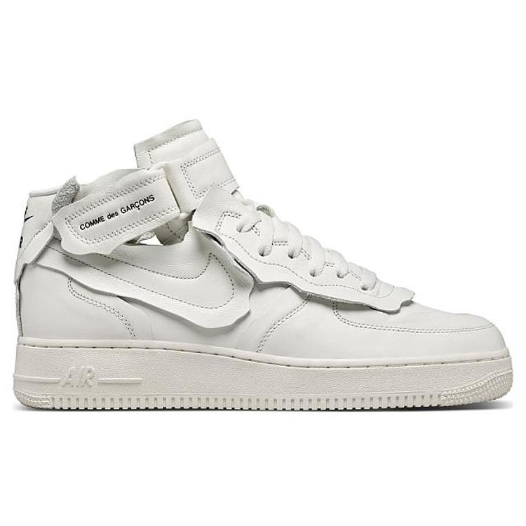 Nike X Comme Des Garcons Air Force 1 Mid 'Triple White' DC3601-100
