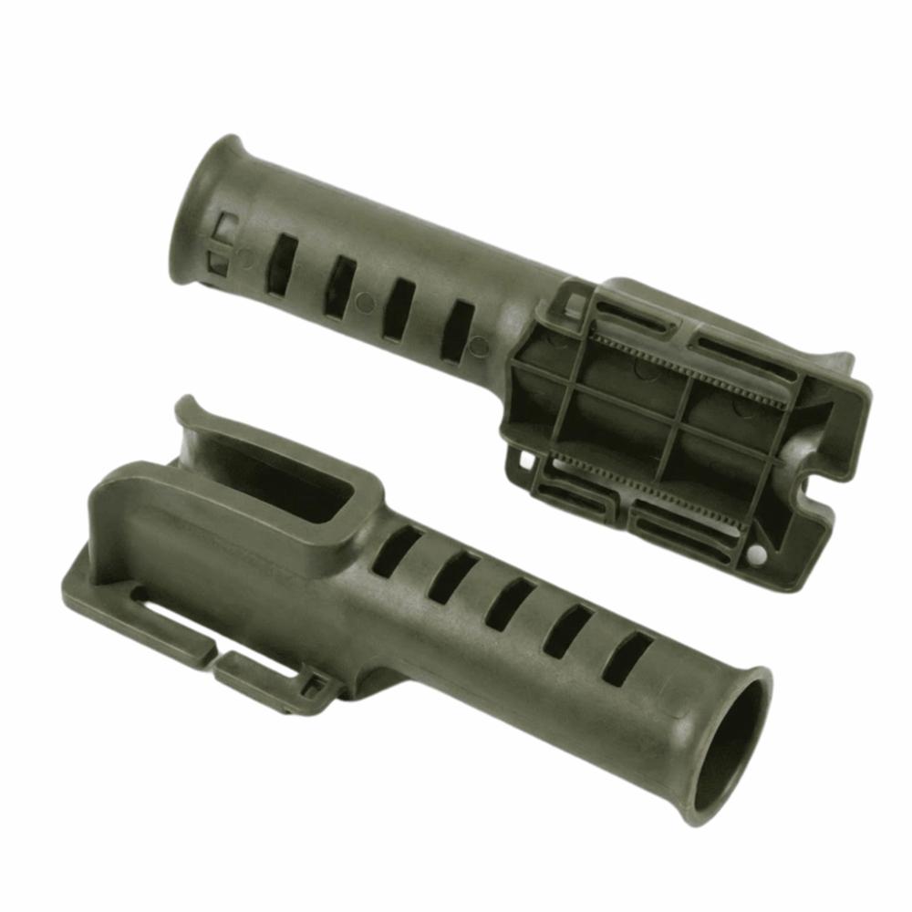 

2PCS OD 35mm Fishing Rod Belt Holder ABS Fishing Pole Holder Portable Belt Rod Holder Kayak Fishing зелений
