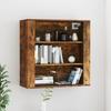 VidaXL Wall Cabinet Smoked Oak 80x33x80 Cm Engineered Wood816597
