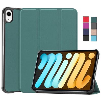 Pro Apple iPad Mini 7 Pouzdro 8,3" trojitý kožený stojánek Hard Smart Cover Pro Coque iPad Mini 7 8,3" 2024 Case Cover Funda
