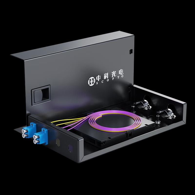 4-Port LC Single-Mode Wandmontierte Glasfaser-Anschlussbox