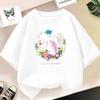 Cute Cartoon Girl T-shirts Girls Summer Unicorn Friends Clothes Baby T Shirts Children Short Sleeve Clothing Graphic T-shirt Tee