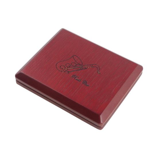 Clarinet Reed Case 10 Slots Saxophone Clarinet Holder Box with Magnetic Closure for Alto Tenor Soprano Saxophone Reeds