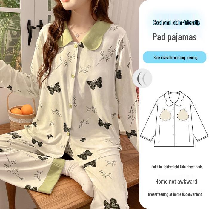 

Новая летняя пижама для беременных: Свободная, подходящая для послеродового периода домашняя одежда для беременных Large