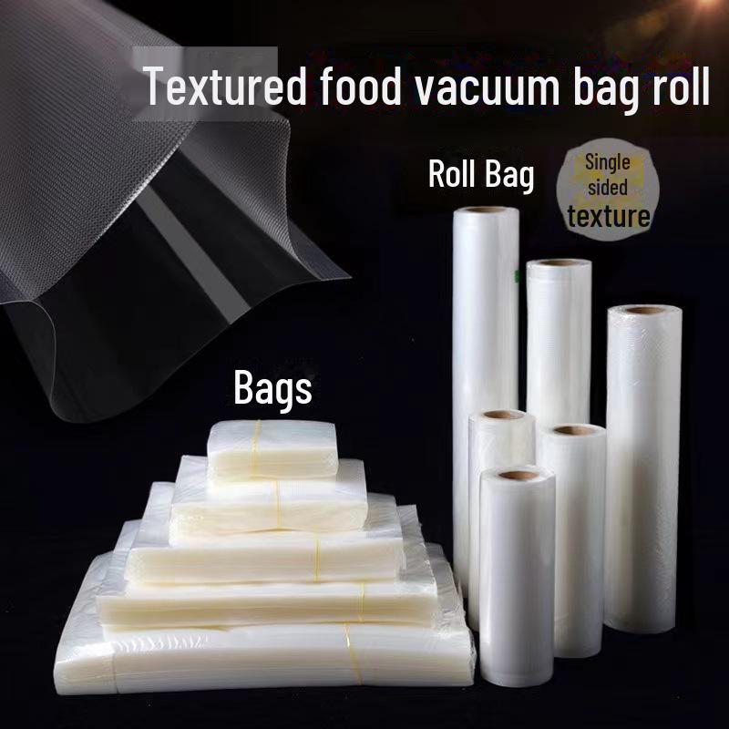 3m/roll vacuum seal bags - durable, BPA-free, tear-resistant, easy-cut. Ideal for sous vide, meal prep, beef storage kitchen