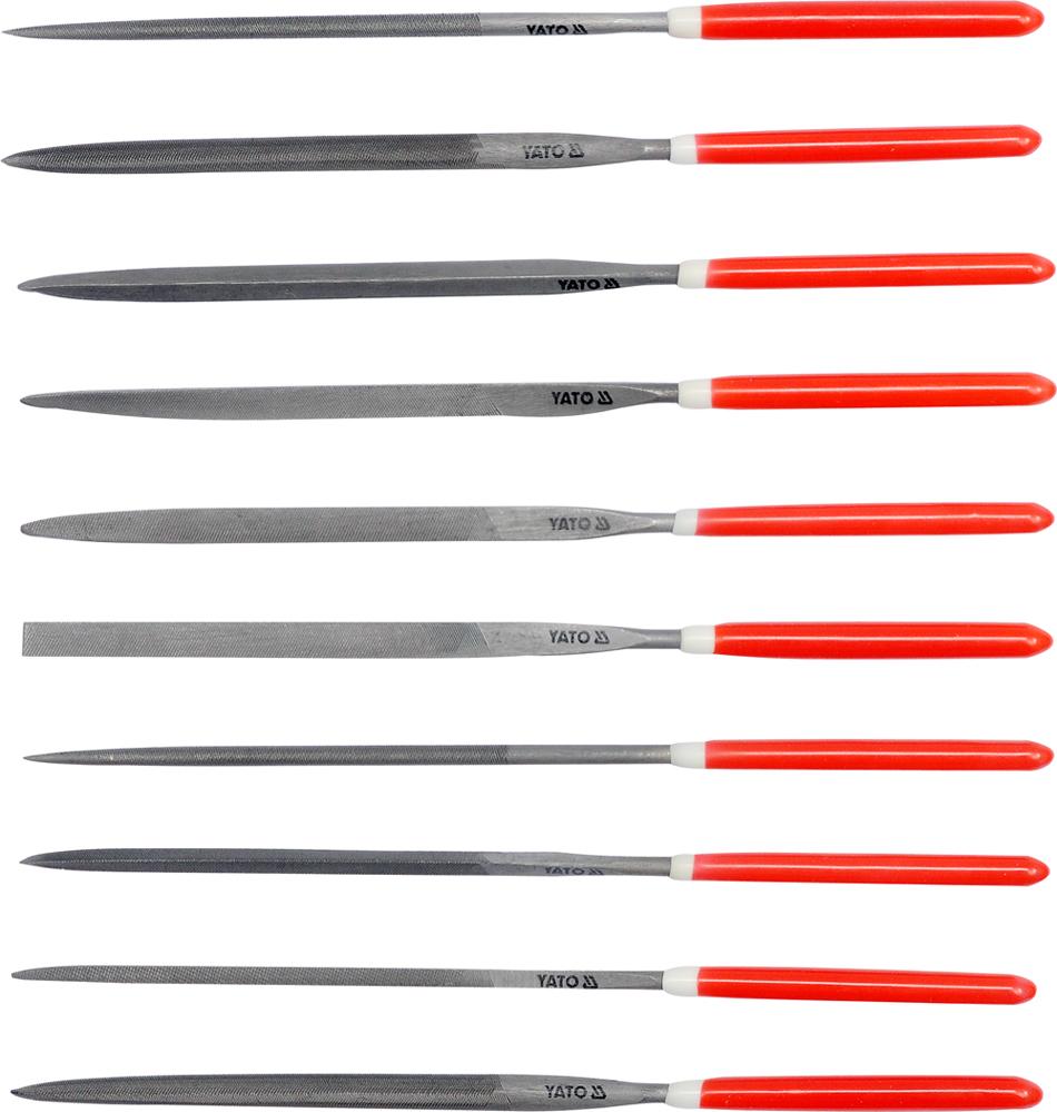 Needle File Set 10 Pieces 5*180*85Mm - Yt-6165