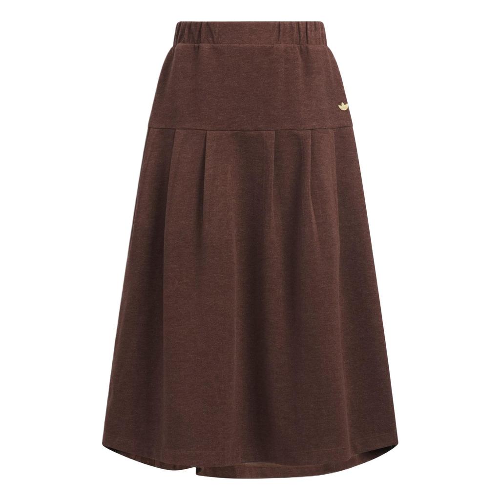 adidas Originals Simple Solid Color Casual Long Skirt Women KS5987