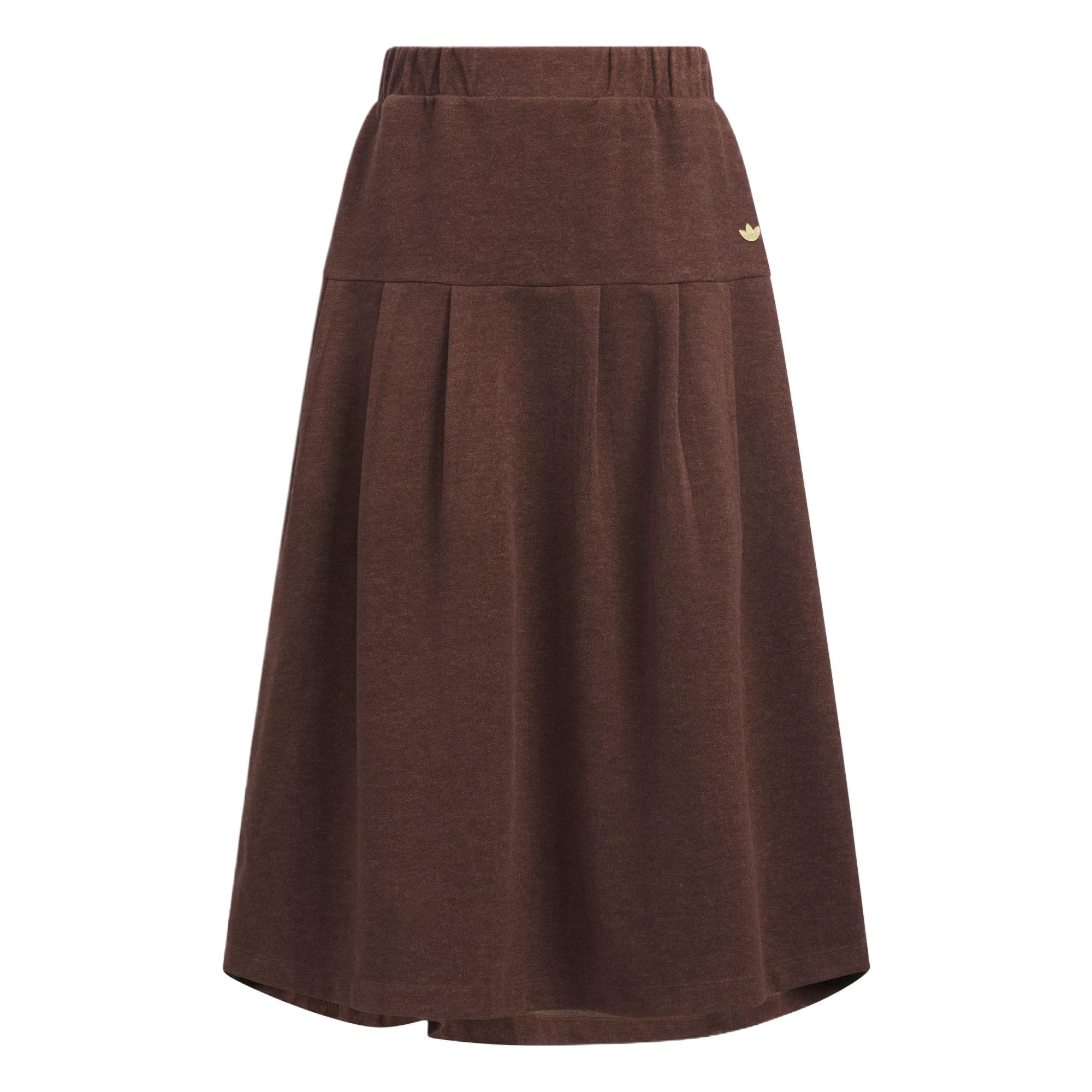Adidas Originals Simple Solid Color Casual Long Skirt Women KS5987 2XS