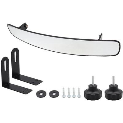 Convex Golf Cart Mirror Flexible Adjustment Back-up Mirror Reversing Mirror for Golf Carts Club Car for Yamaha EZGO Zone Carts
