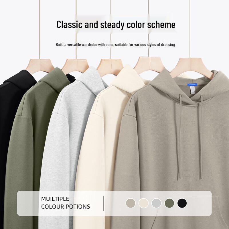 Mark Fairwhale Men's American Retro Casual Hooded Sweatshirt