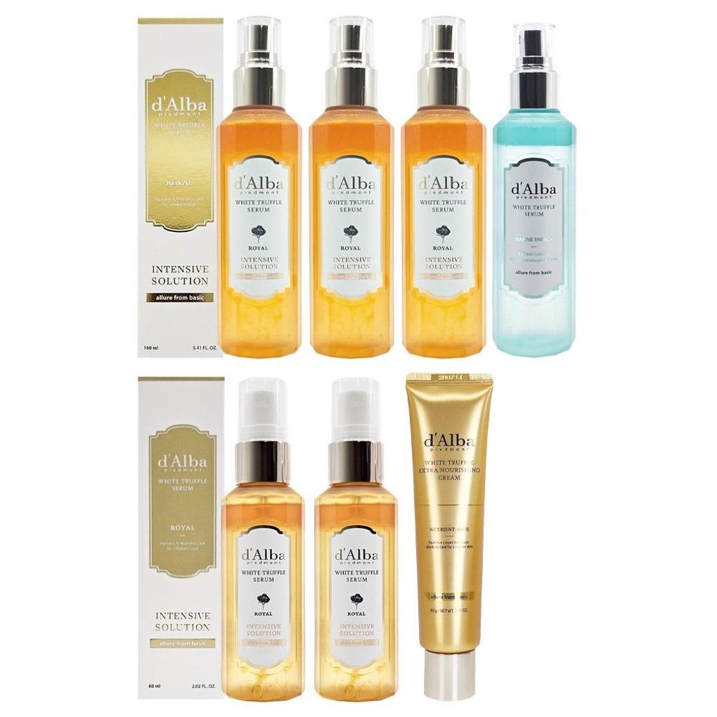 

d Alba Royal Mist Serum 160ml x 3 + Marine 160ml + 60ml x 2 + Nourishing Royale 160mlx3+Marine Serum160mlx2+Nourishing