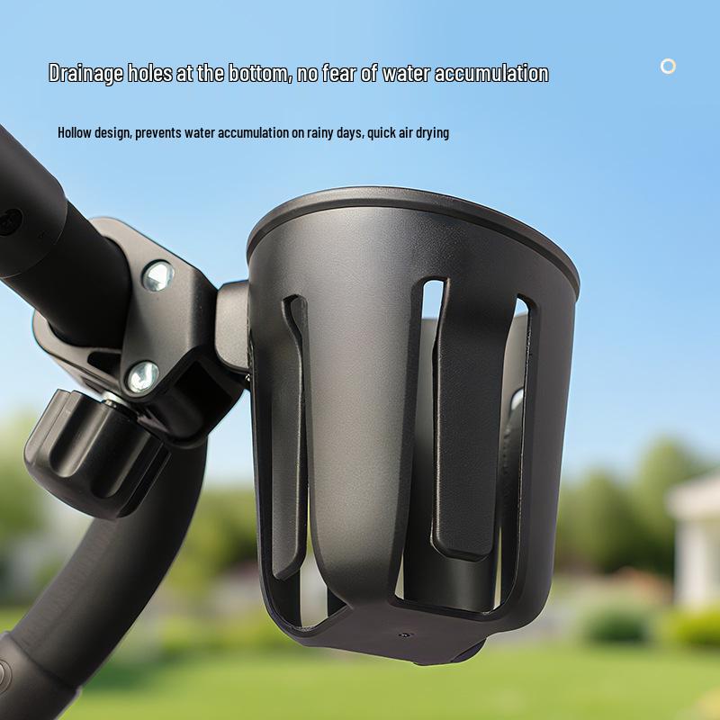 Universal Stroller Cup & Phone Holder with Hook - Perfect for Bottles, Children's Cups, and Milk Tea