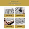 Women's 145cm High-Waist Wide-Leg Sweatpants, Petite Loose Fit, Spring/Autumn