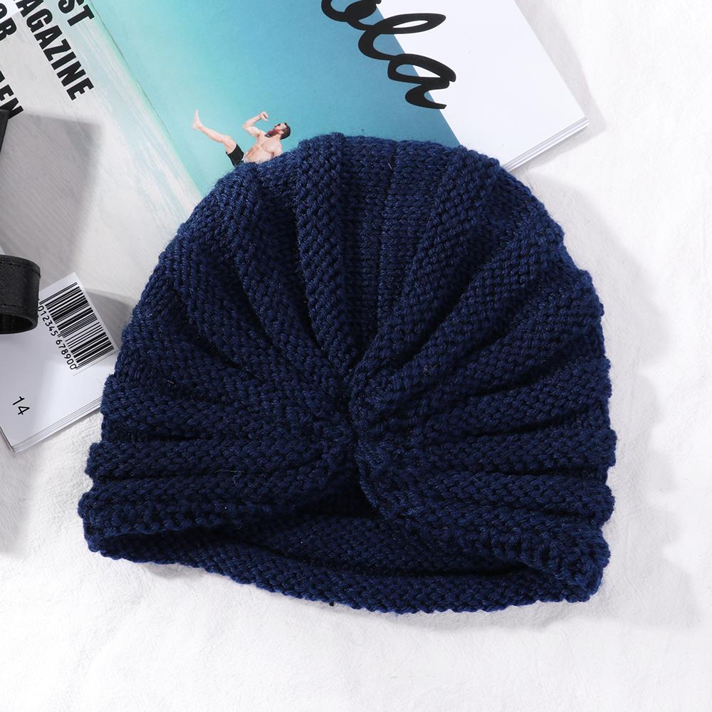 New Fashion India Hat Autumn Winter Crochet Turban Head Wraps Knitted Hat Cap Headdress